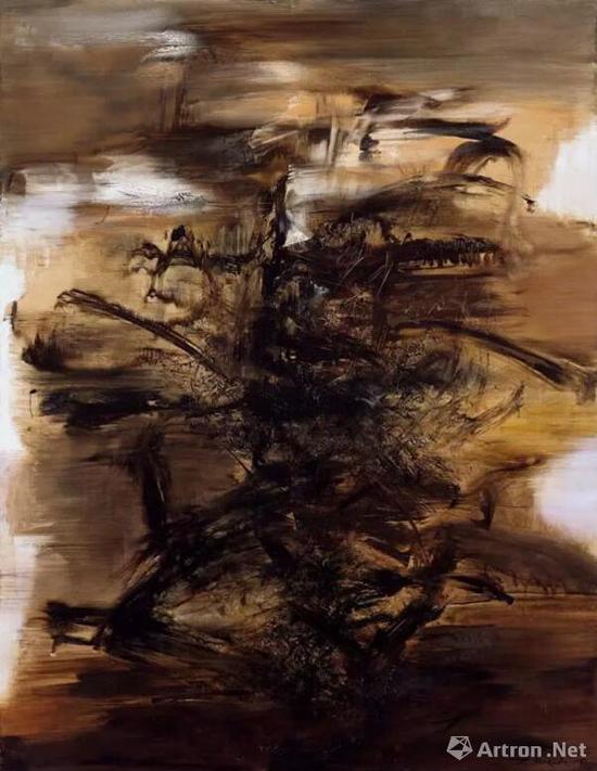将于2017香港佳士得上拍的赵无极 《29.01.64》油彩画布260 x 200 cm. 1964年作,估价:8500万-1.25亿港元